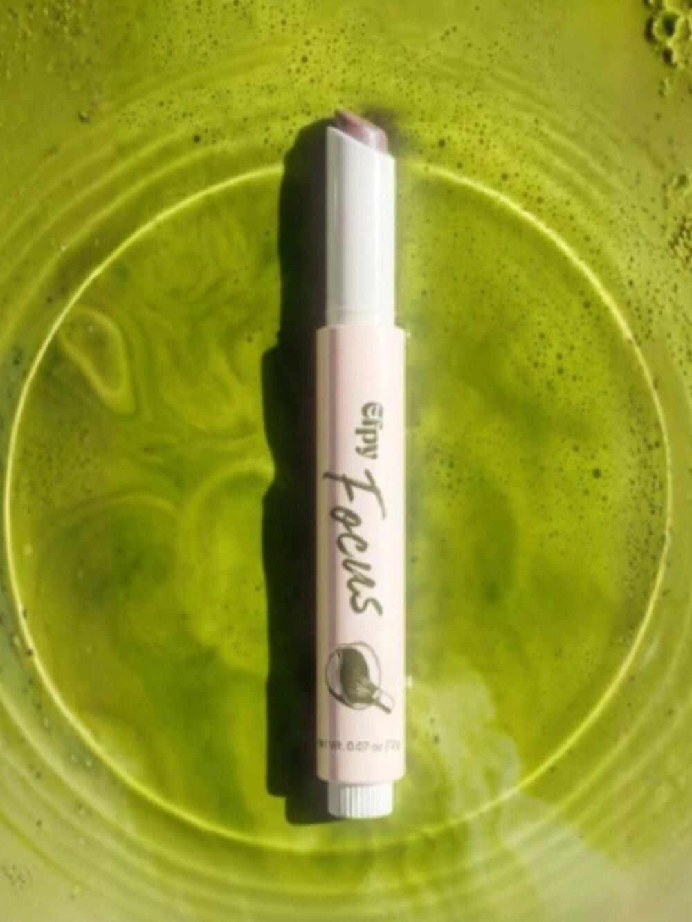 NWT Efpy Beauty Focus Micro-Dose Lip Balm | Organic Matcha 0.07 oz / 2 g